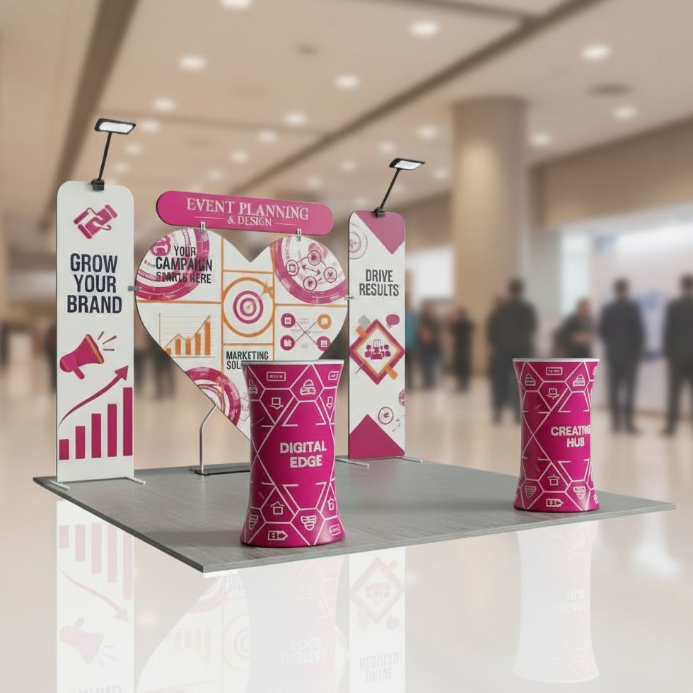10x10ft Trade Show Display Kit - Version D1