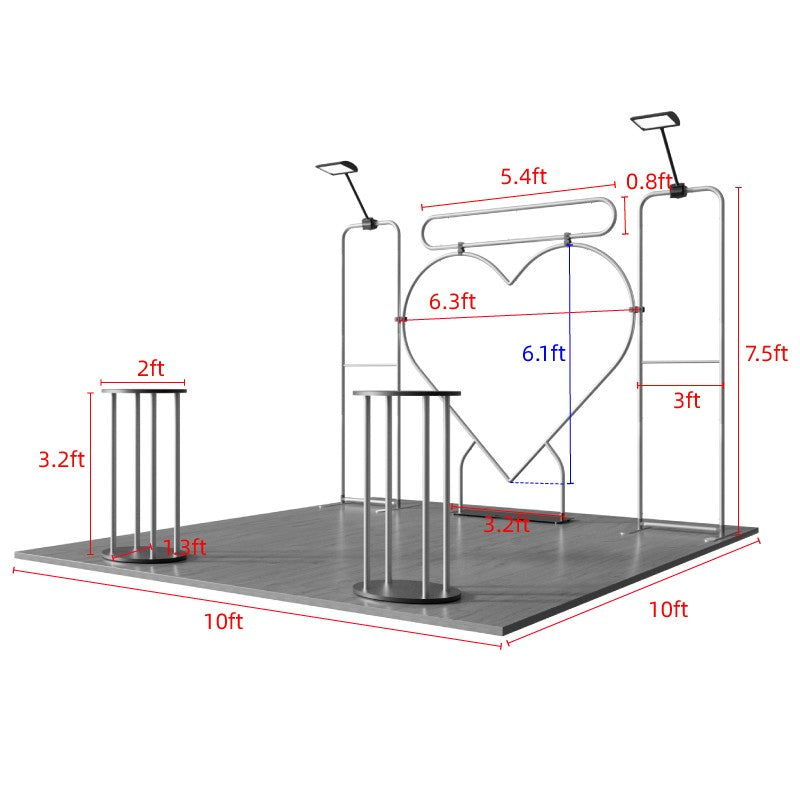 10x10ft Trade Show Display Kit - Version D1