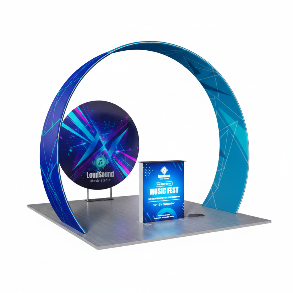 10x10ft Trade Show Display Kit - Version D3