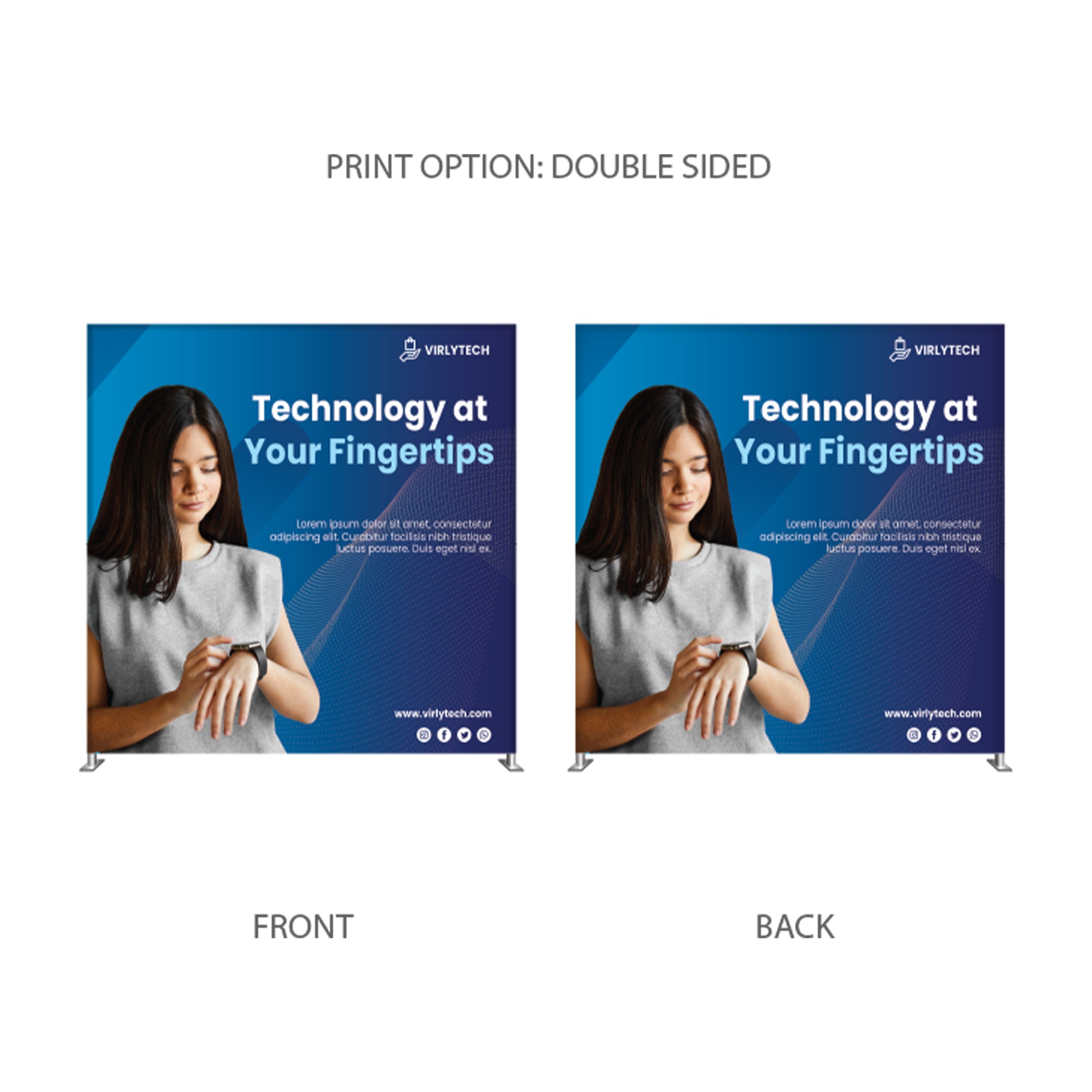 “Not So Big” 6’x6’ Backdrop Display