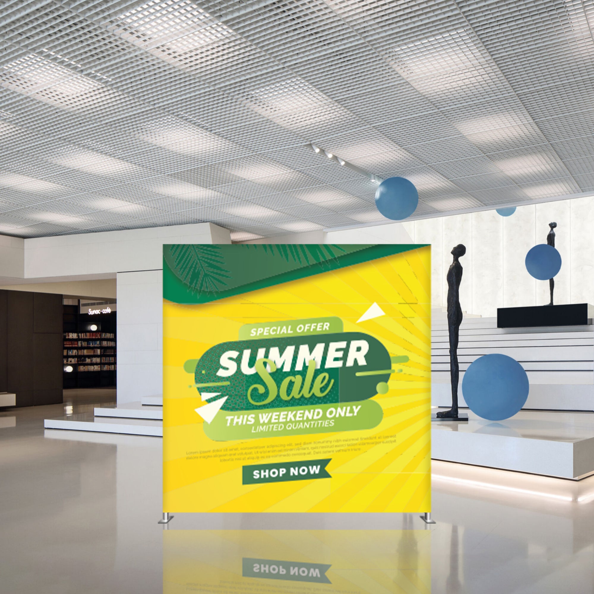 “Not So Big” 6’x6’ Backdrop Display