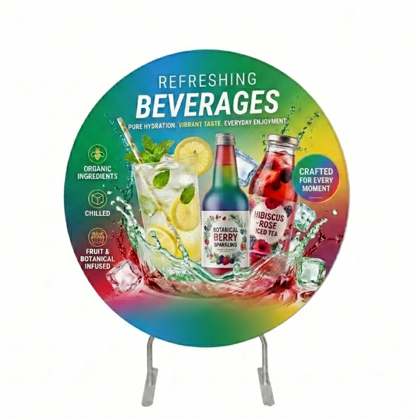 8' ROUND SHAPED DISPLAY