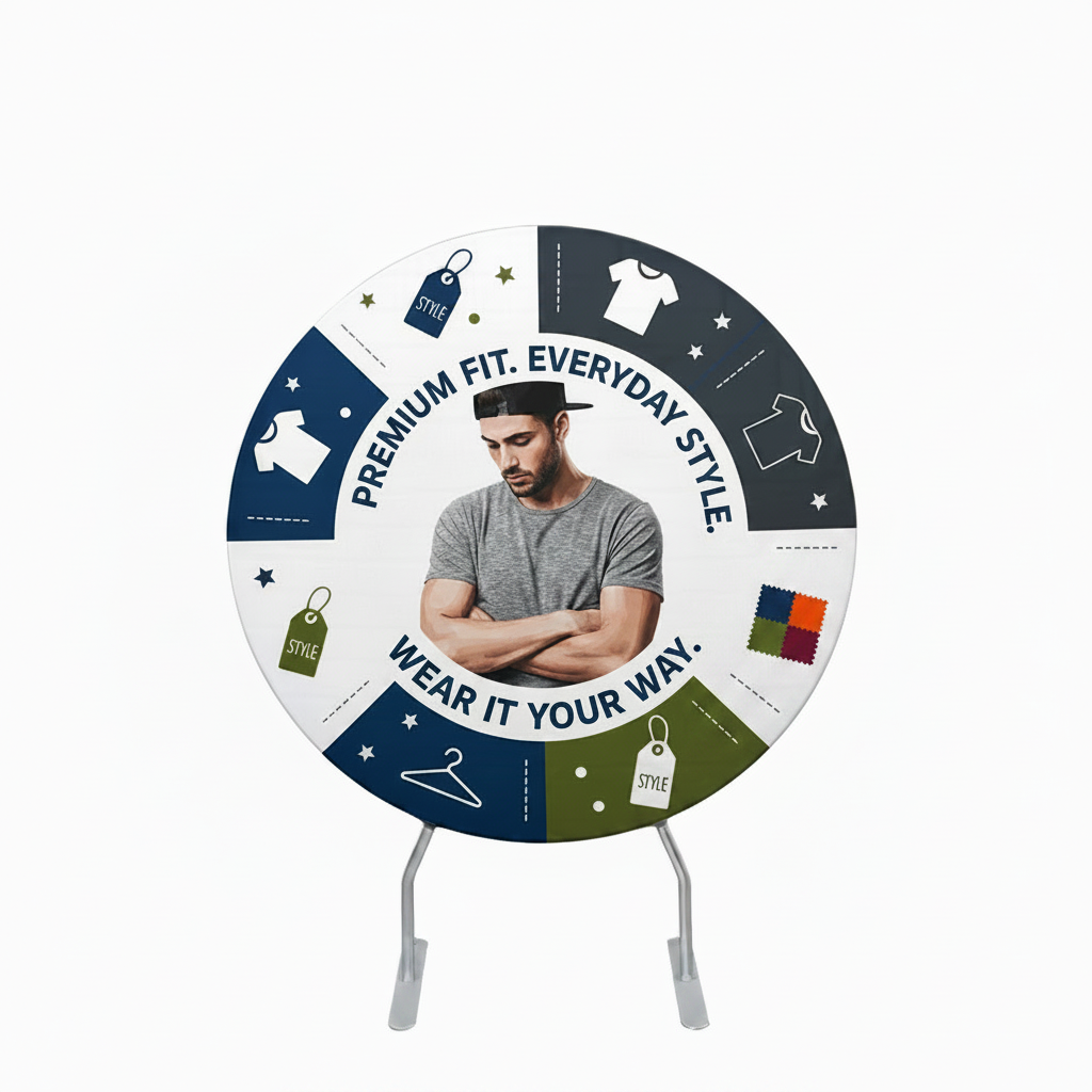 5' ROUND SHAPED DISPLAY