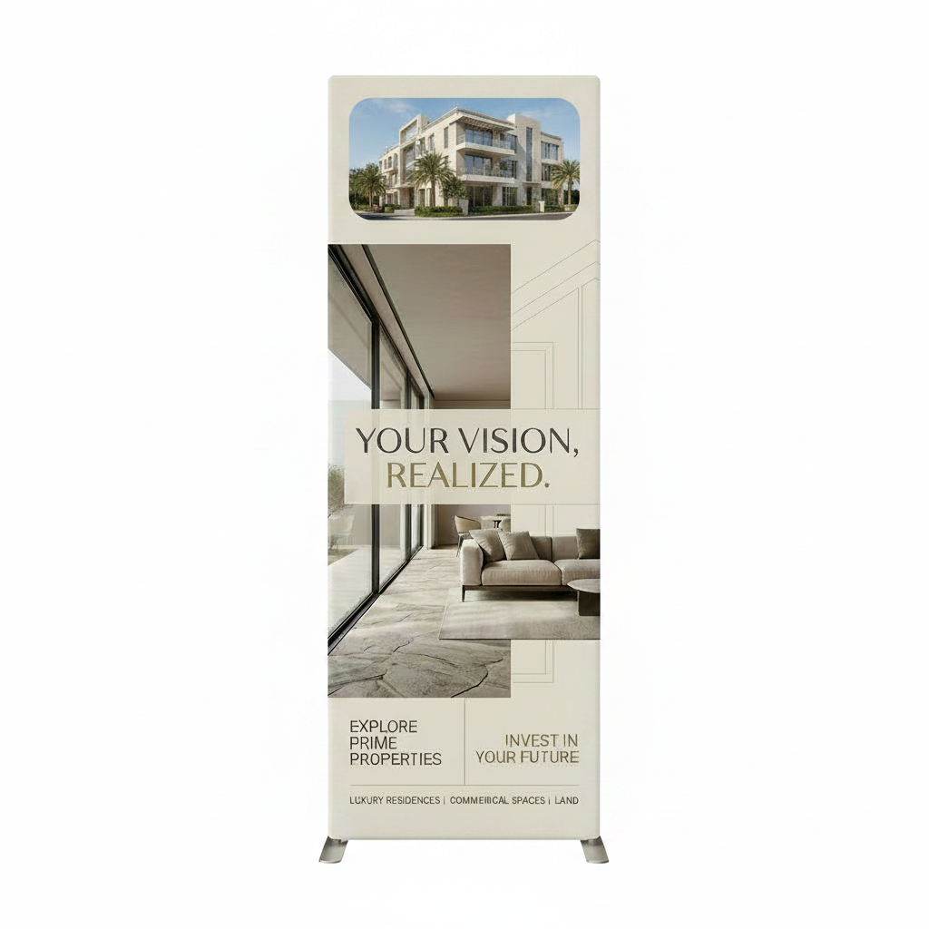 3' Fabric Banner Stand