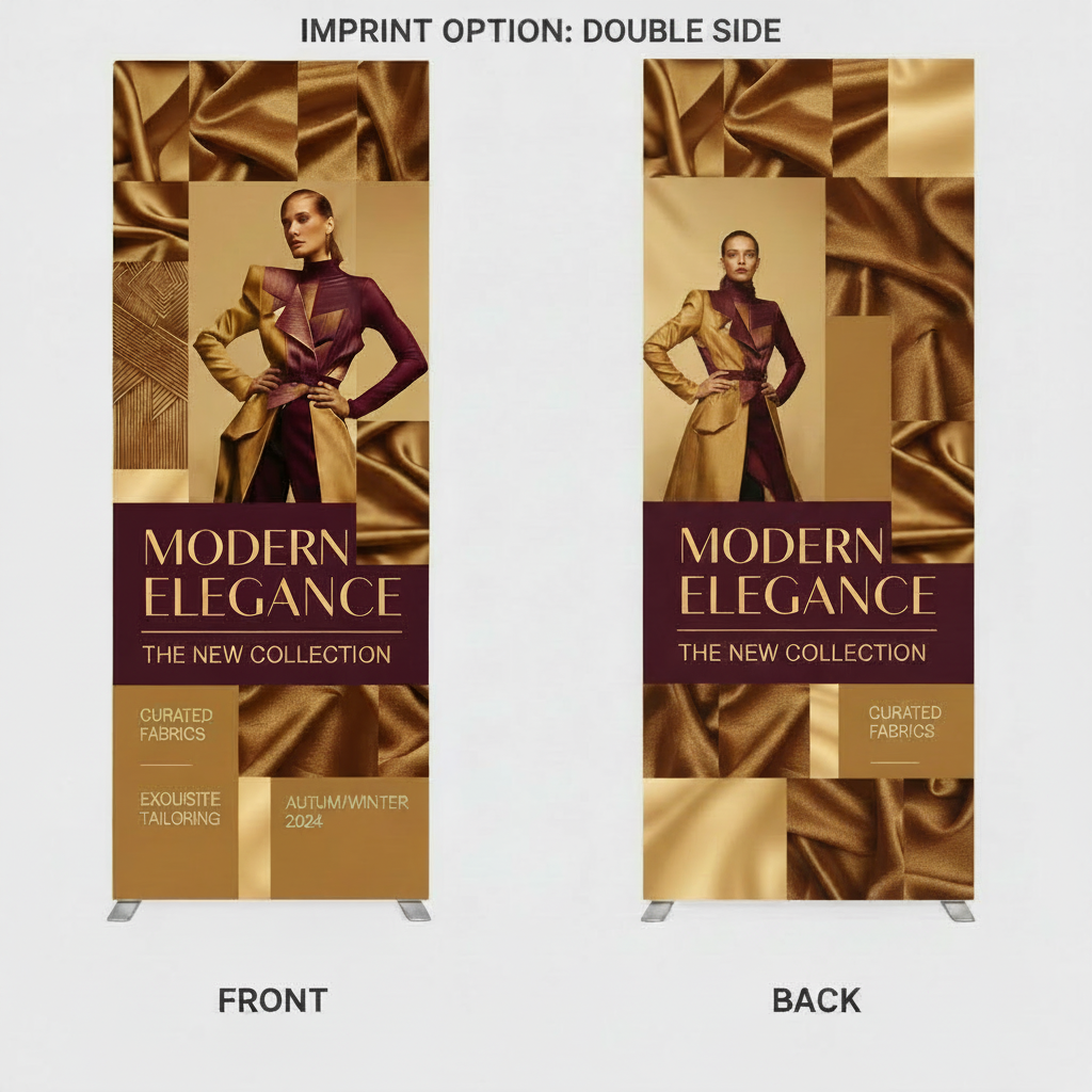 4' Fabric Banner Stand