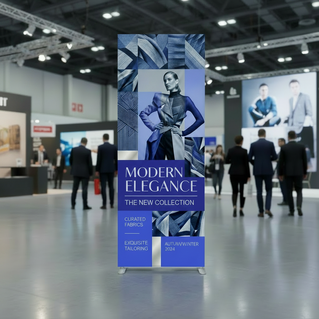 4' Fabric Banner Stand