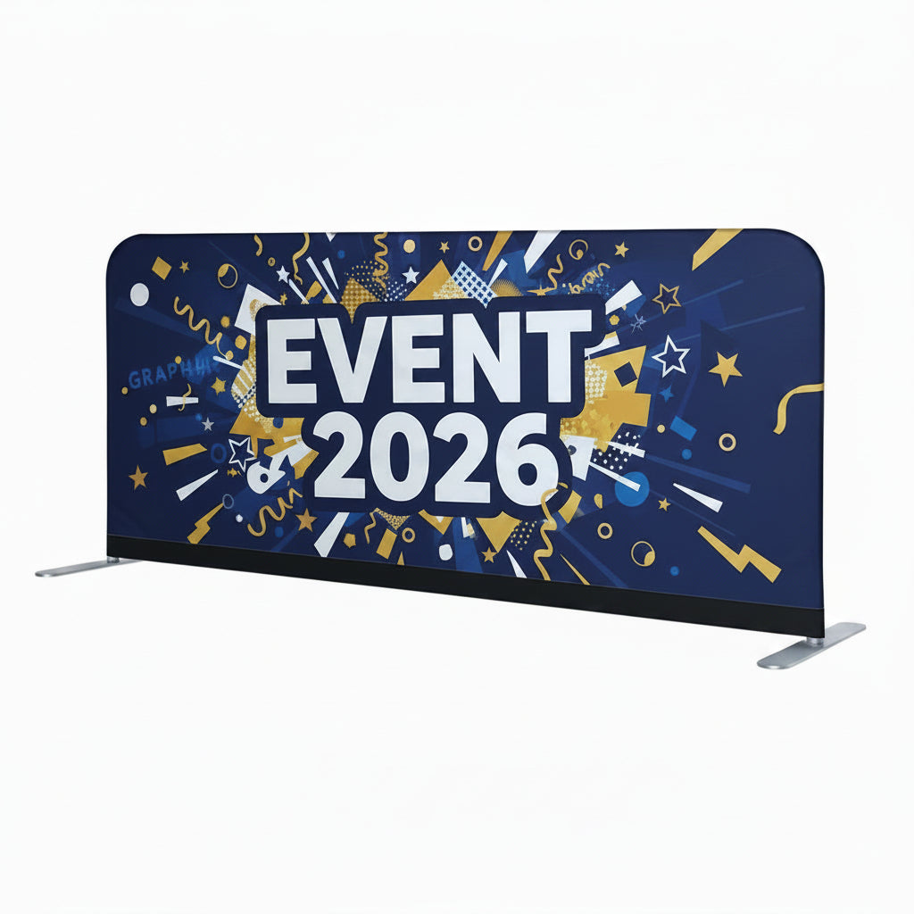 6.6' Tension Fabric Crowd Barriers