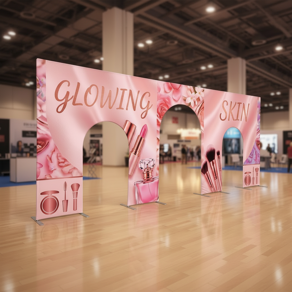3D Arch Display - 20' Triple Door