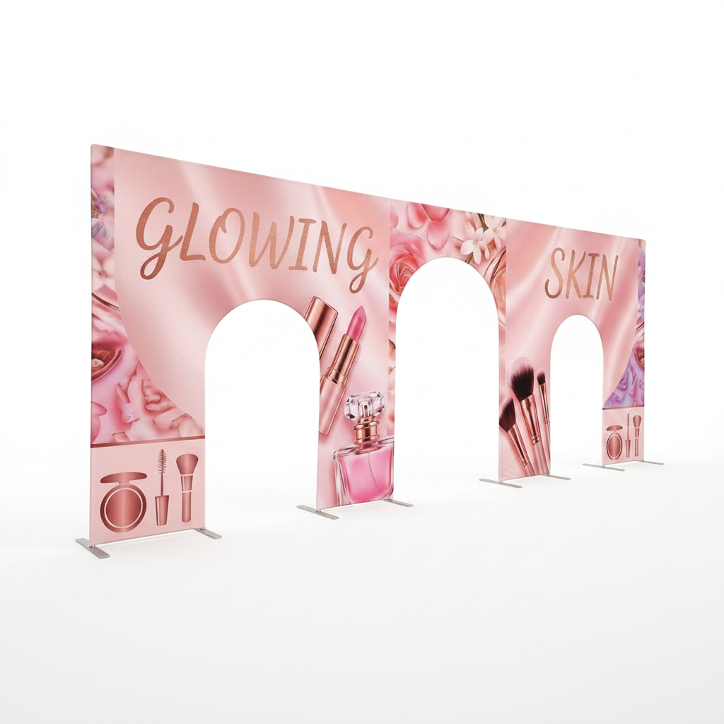 3D Arch Display - 20' Triple Door