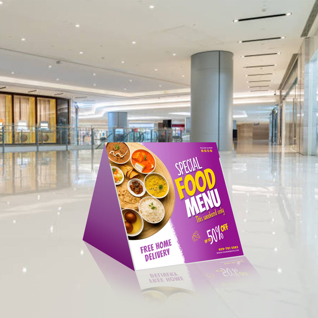 3' Triangle Banner Stand | Vu Line Direct. More Money in Your Rocket!