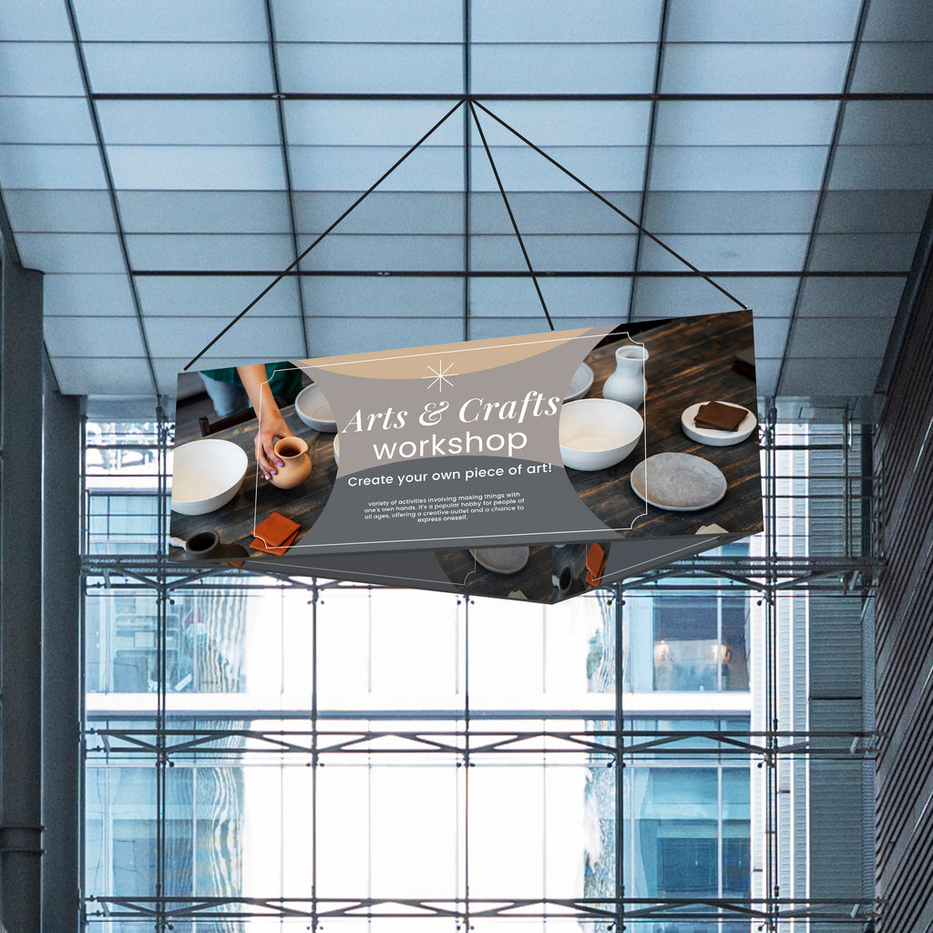 15' Triangle Hanging Sign | Vu Line Direct. Your Trusted Partner in ...