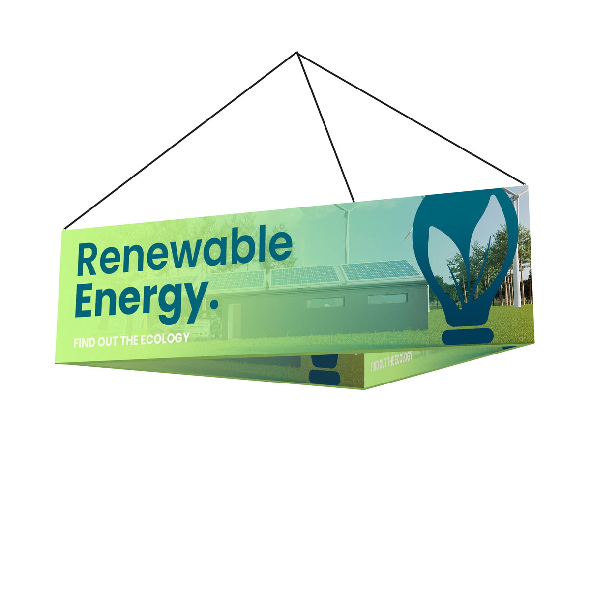 20' Triangle Hanging Sign | Vu Line Direct. Your Trusted Partner in ...