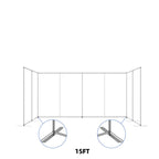 15' U-Shaped Display