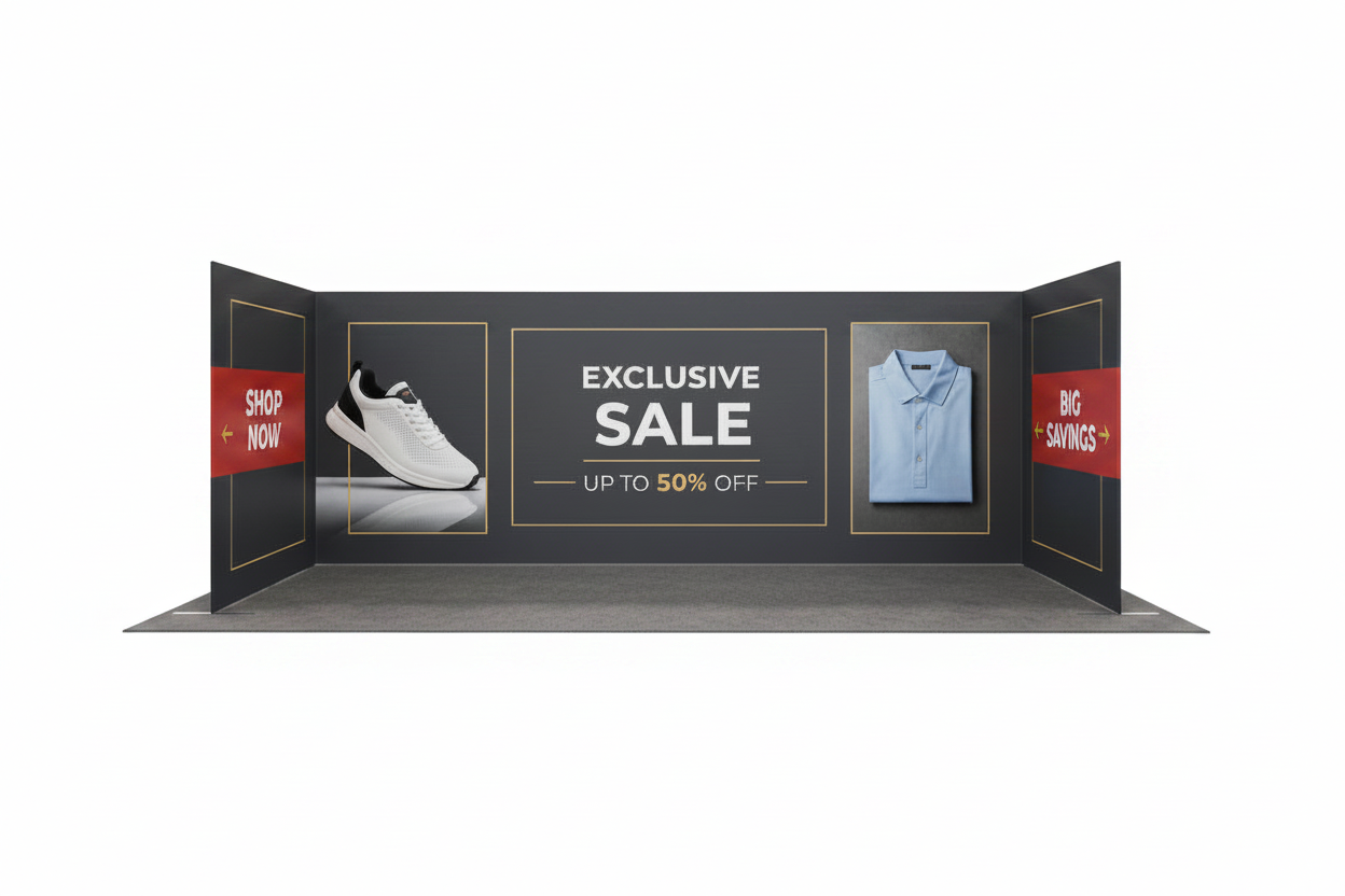 20' U-Shaped Display
