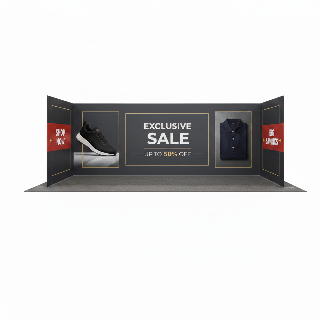 20' U-Shaped Display