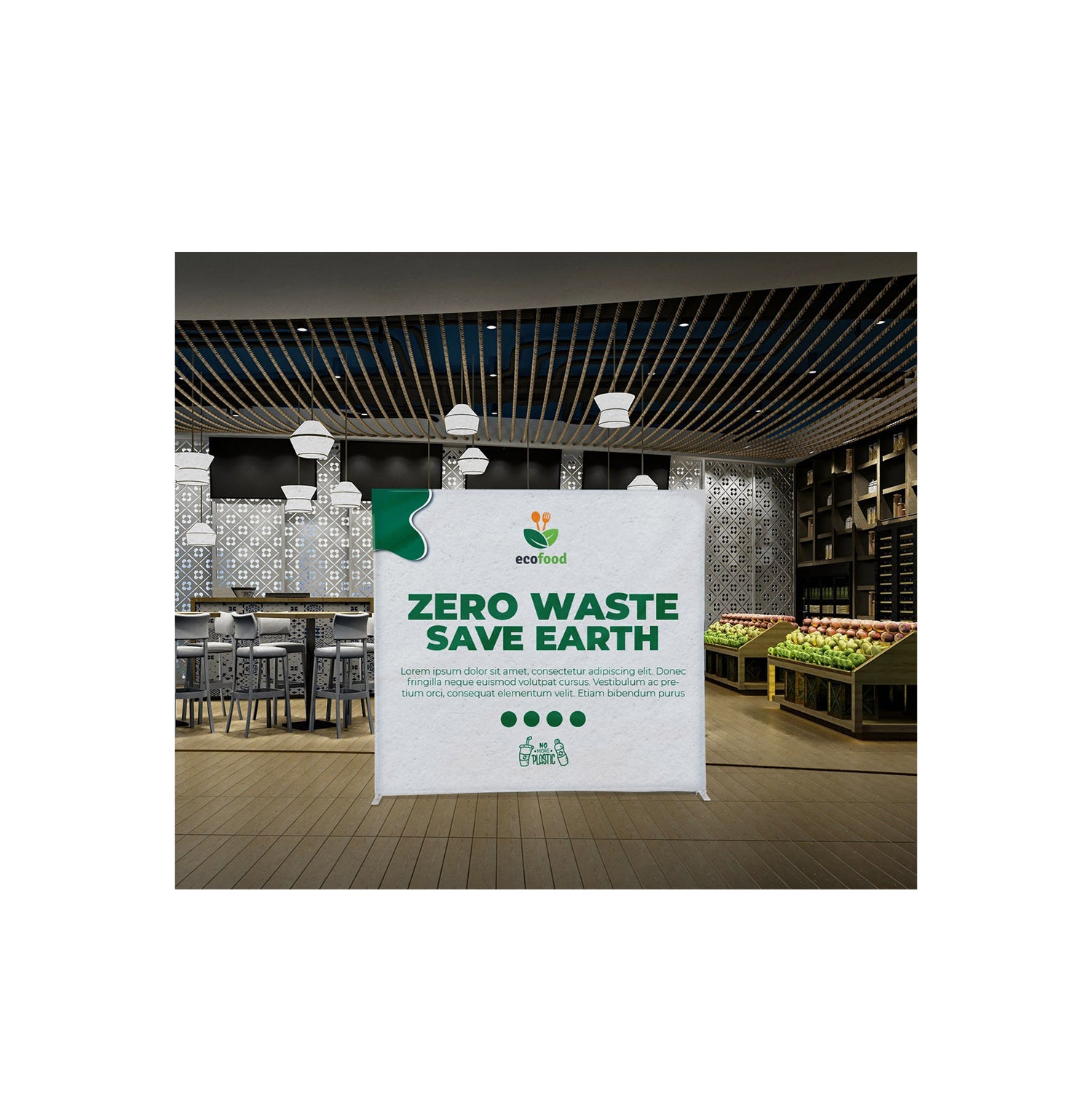 “Not So Big” 6’x6’ Backdrop Display