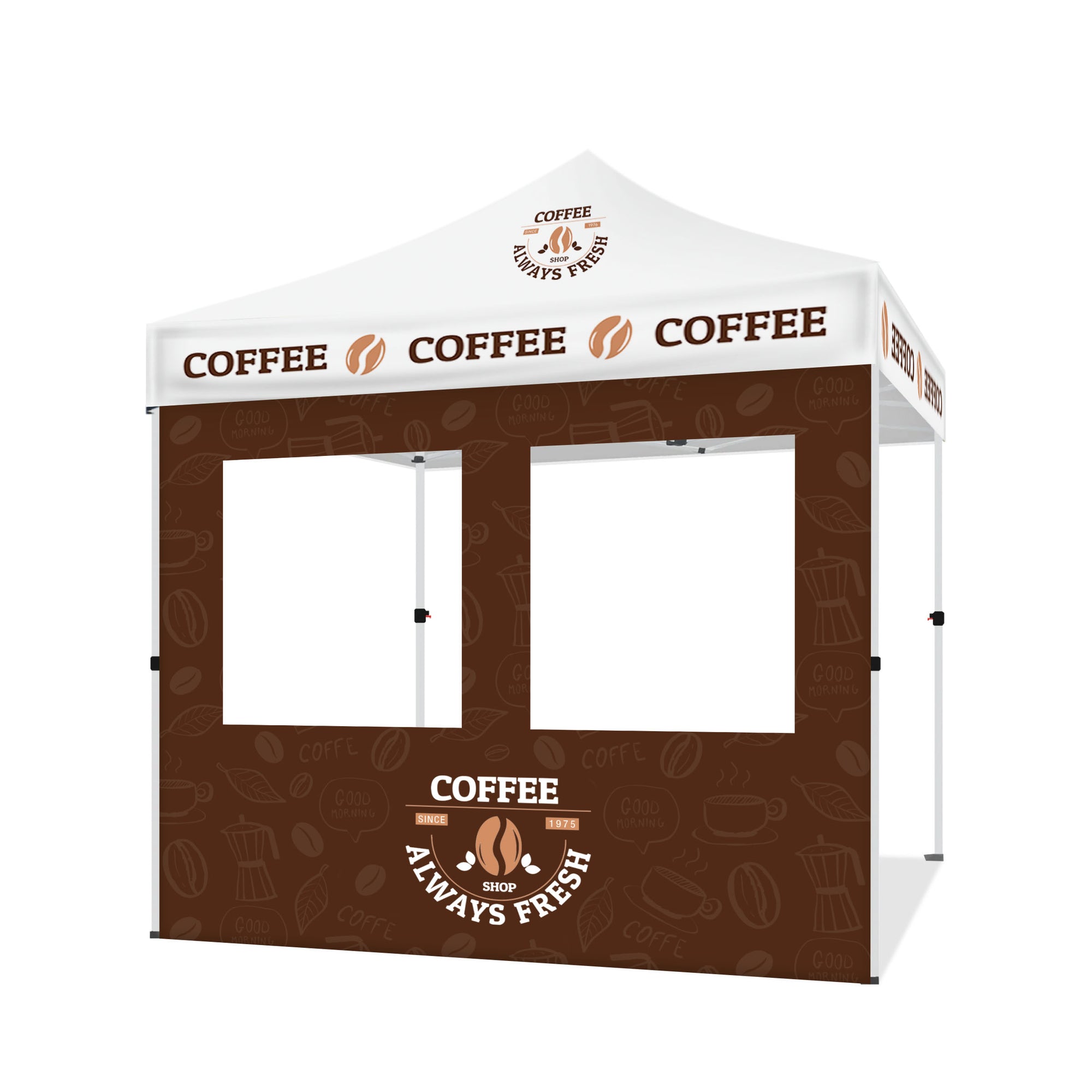 10' FUNCTIONAL FULL WALL Double  Window