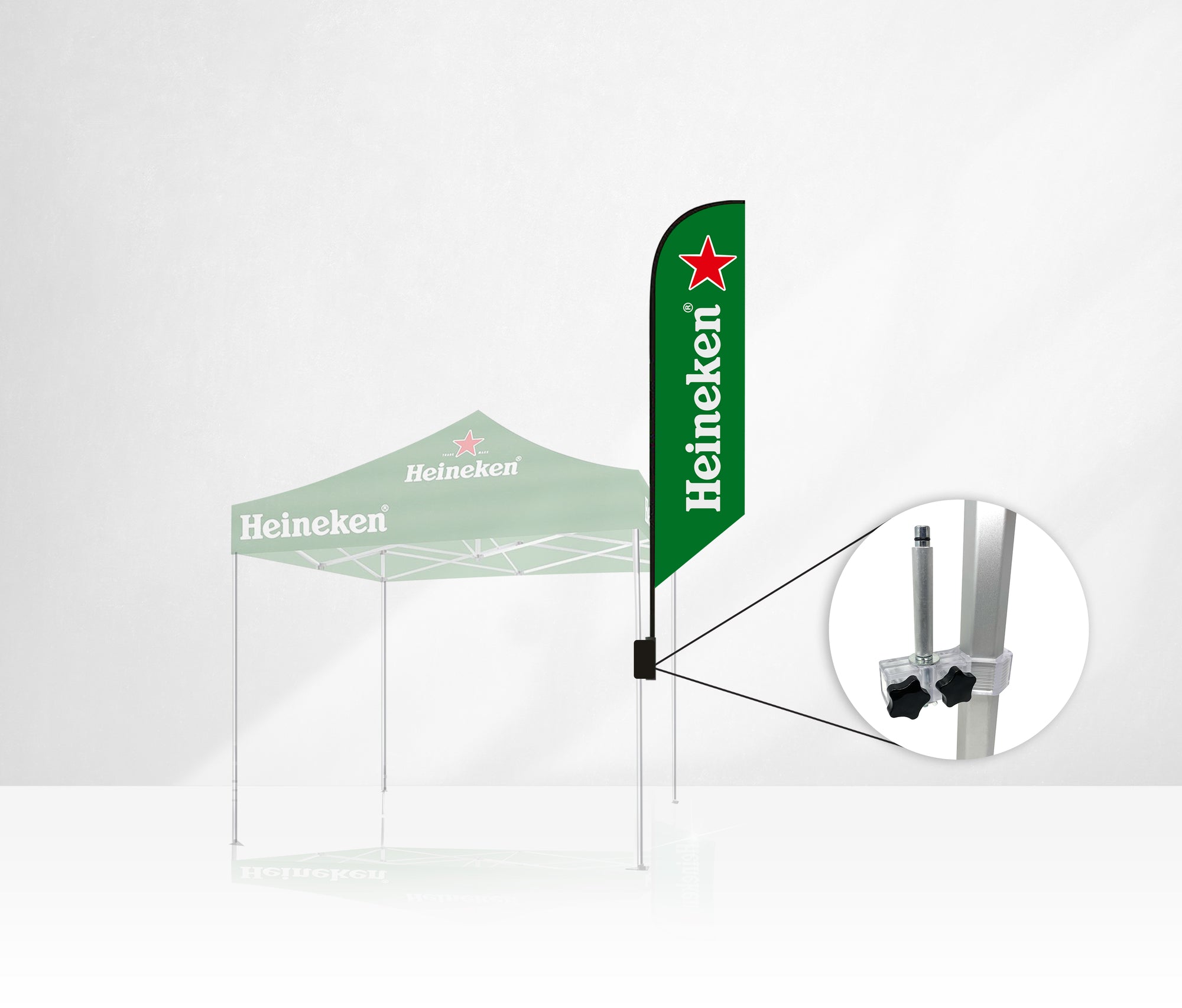 12’ Large Tent Flag Kit