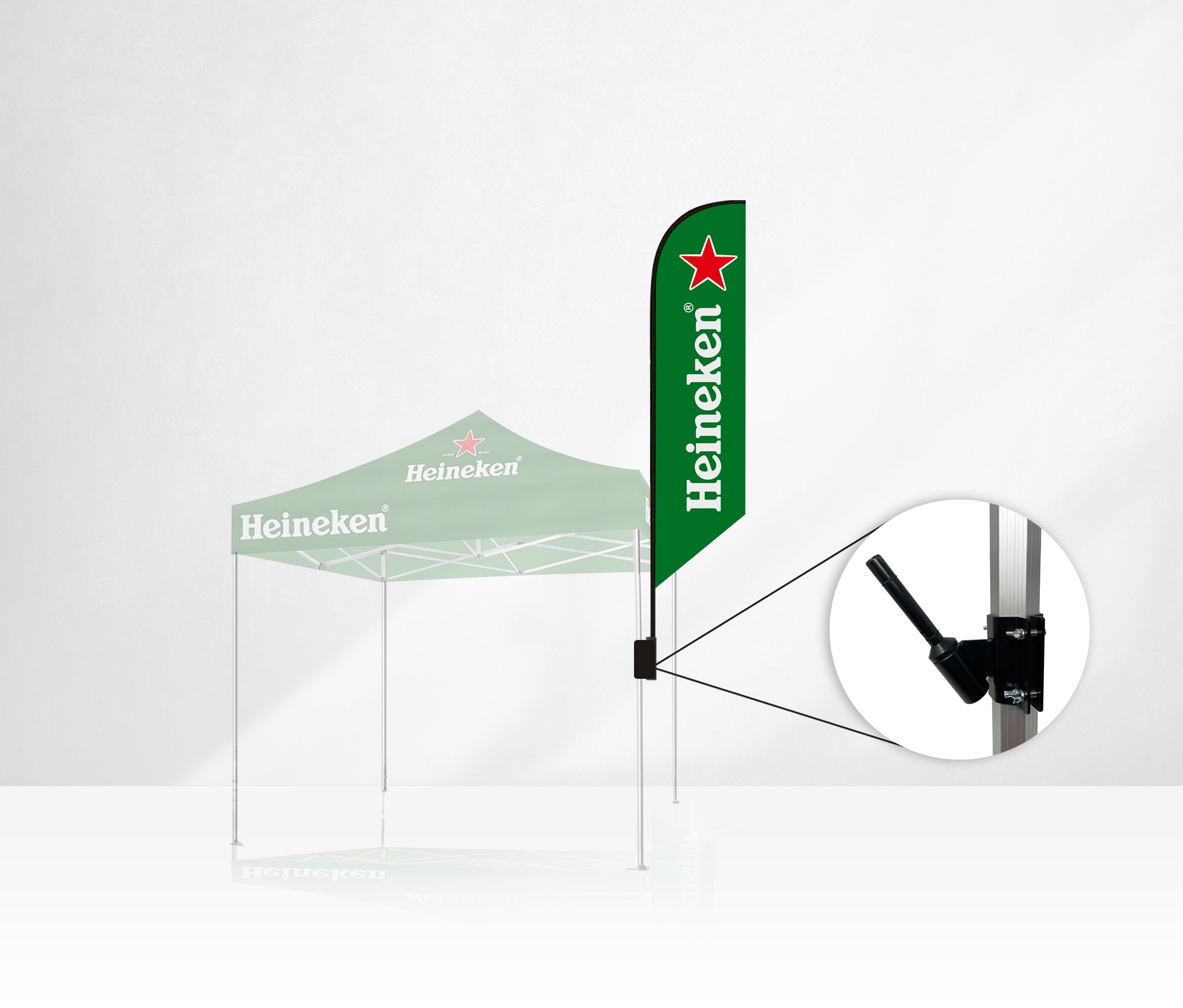 12’ Large Tent Flag Kit