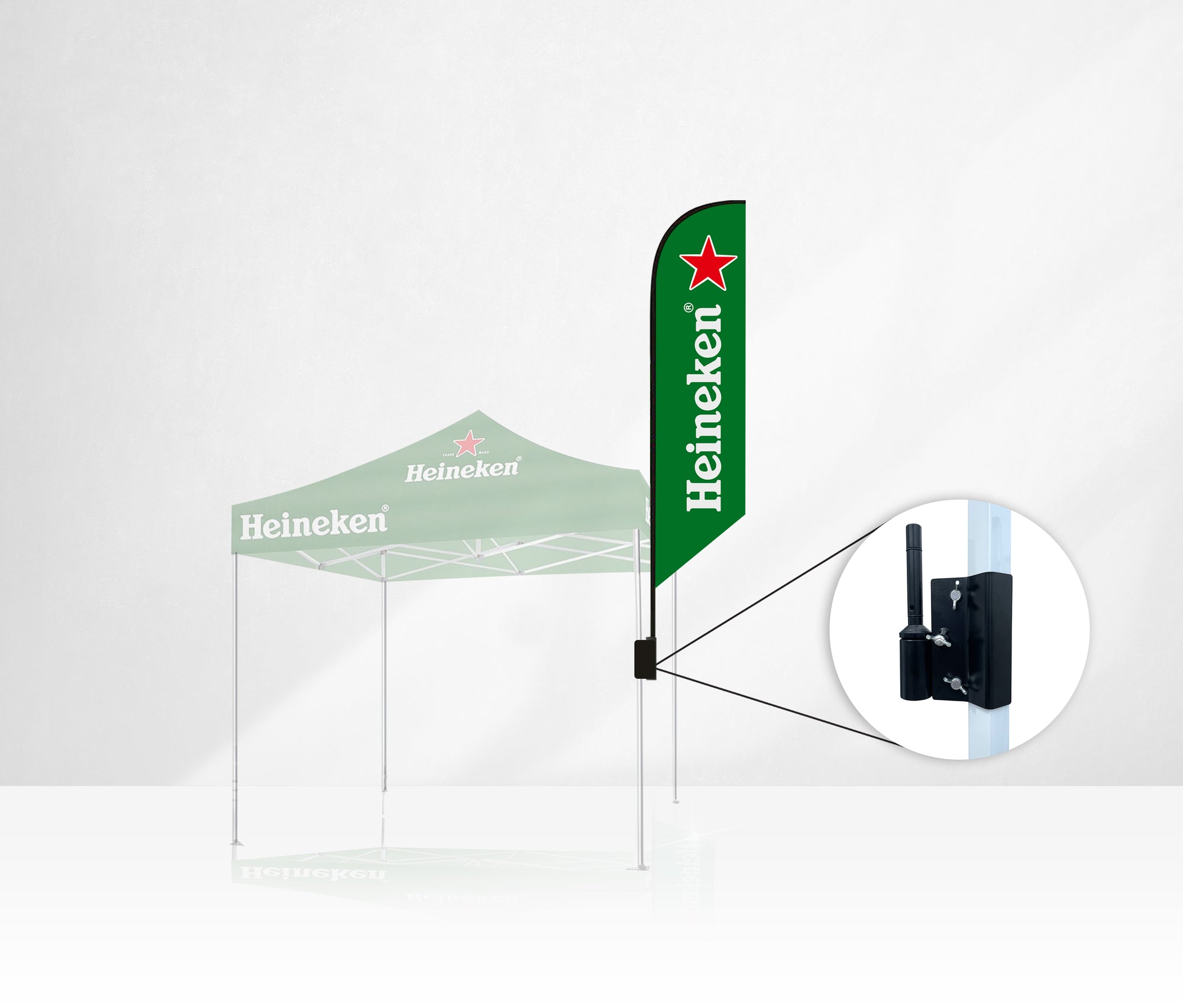 12’ Large Tent Flag Kit