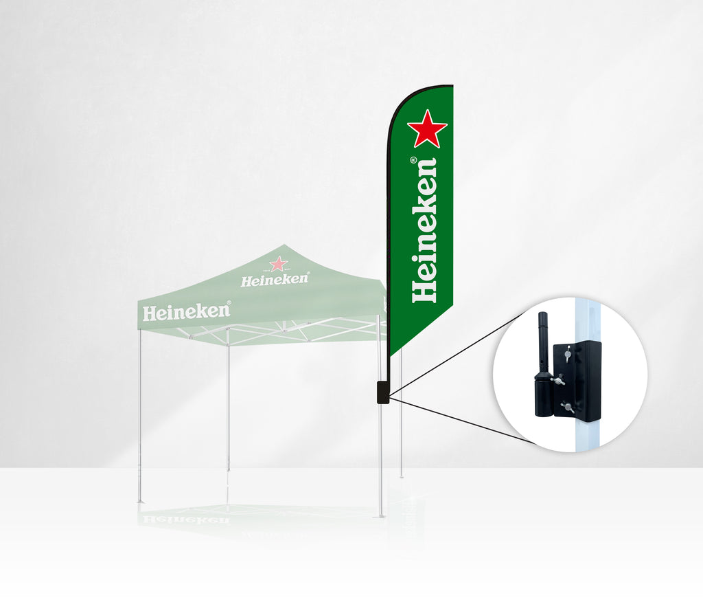 15’ XLarge Tent Flag Kit w/ Double Sided