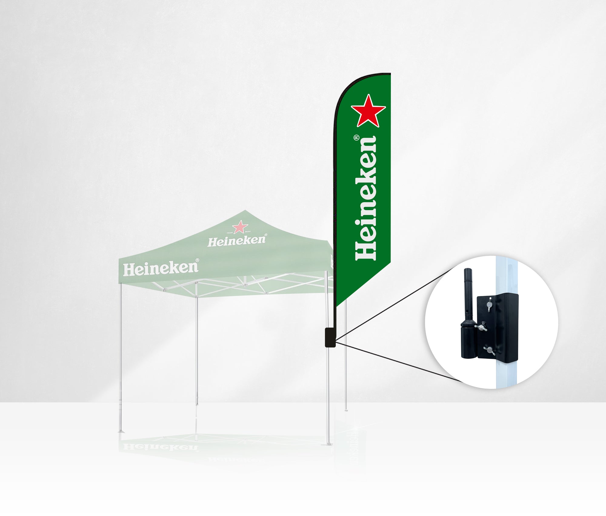 15’ XLarge Tent Flag Kit