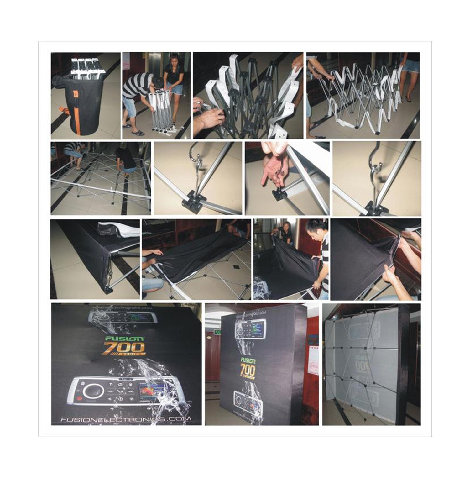 8x8 HassleFree™ Pop Up Backdrop Series