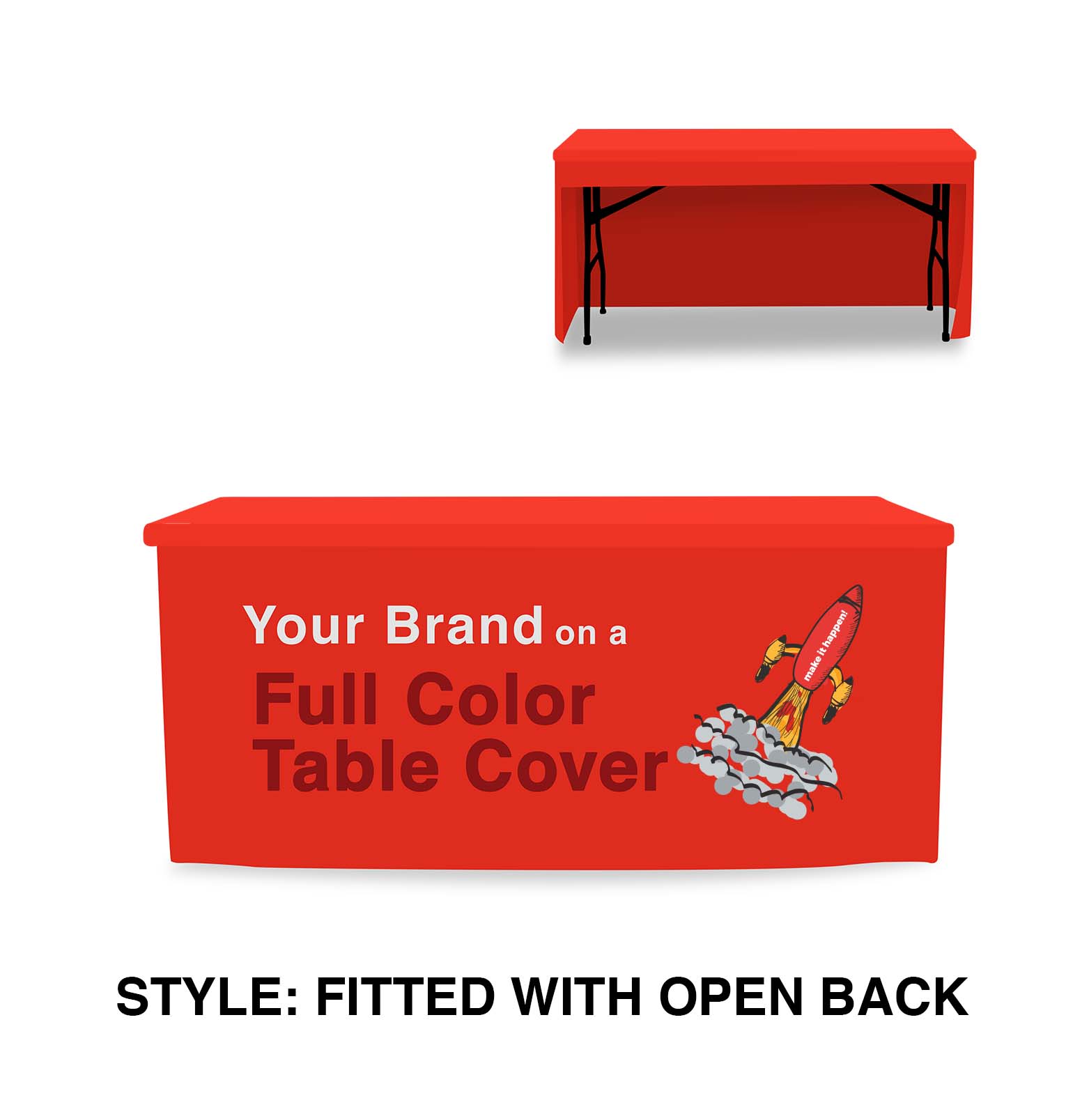 6’ Table Cover FITTED