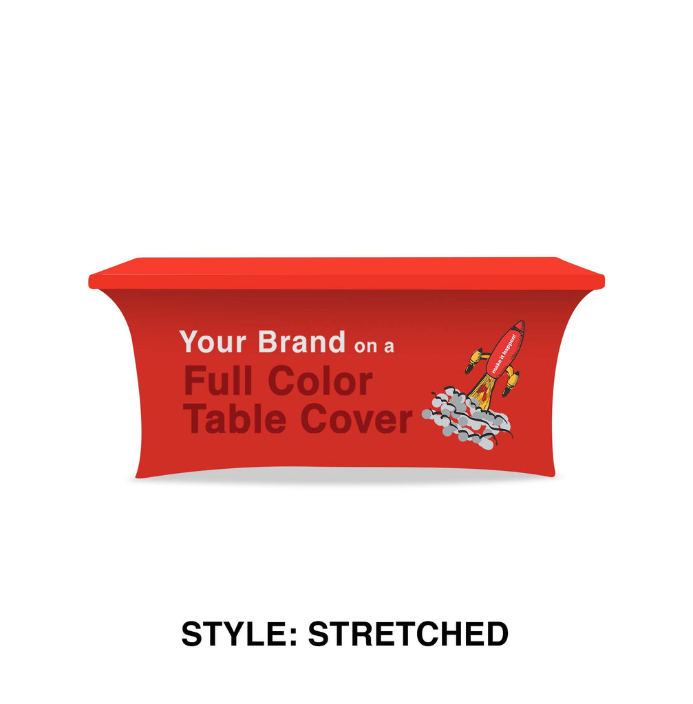 6’ Table Cover STRETCHED