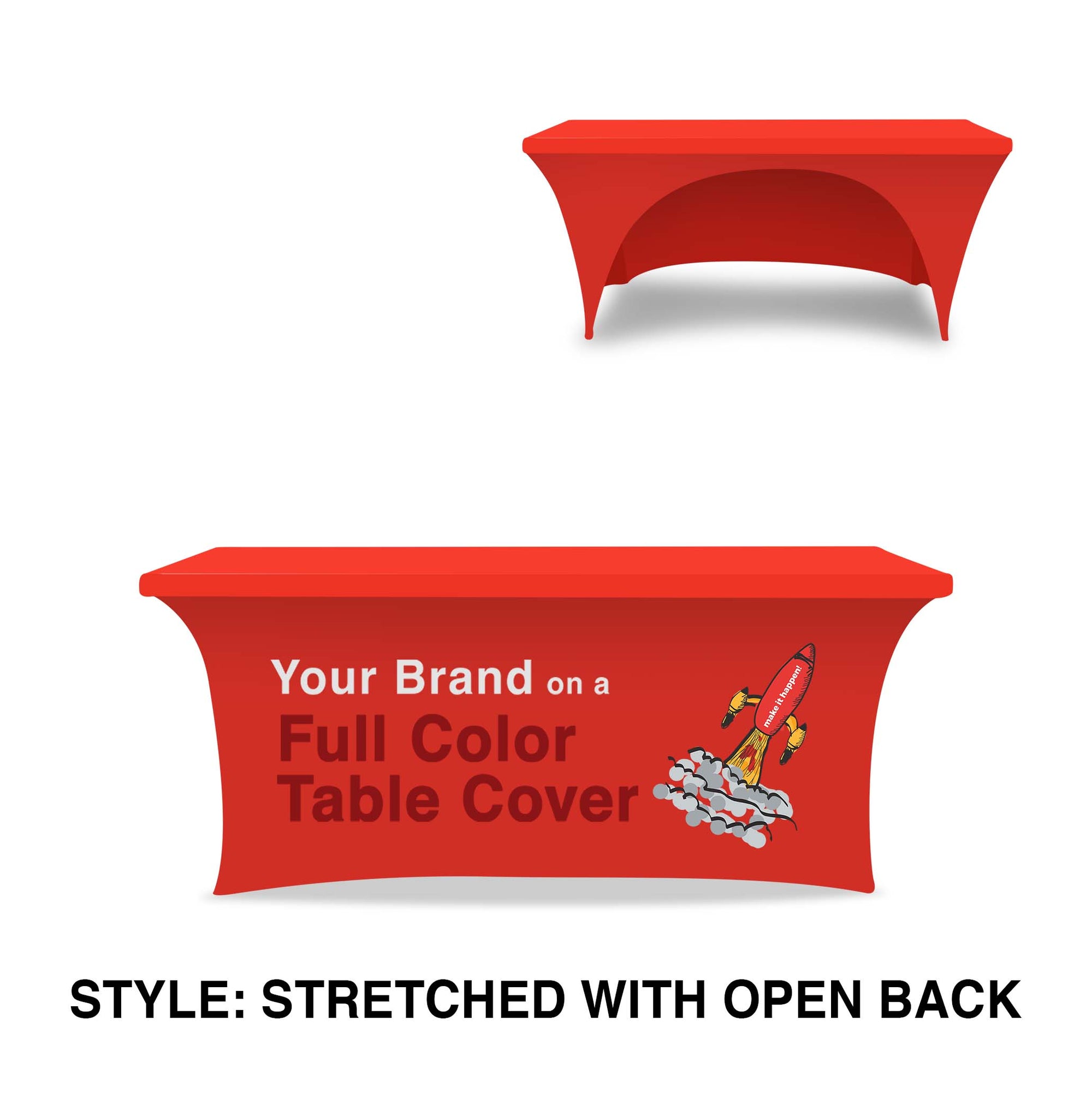 6’ Table Cover STRETCHED