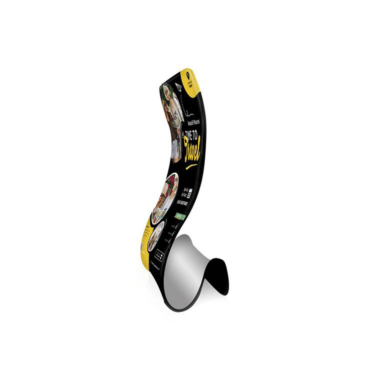 Cobra Shaped Tension Fabric Banner Stand