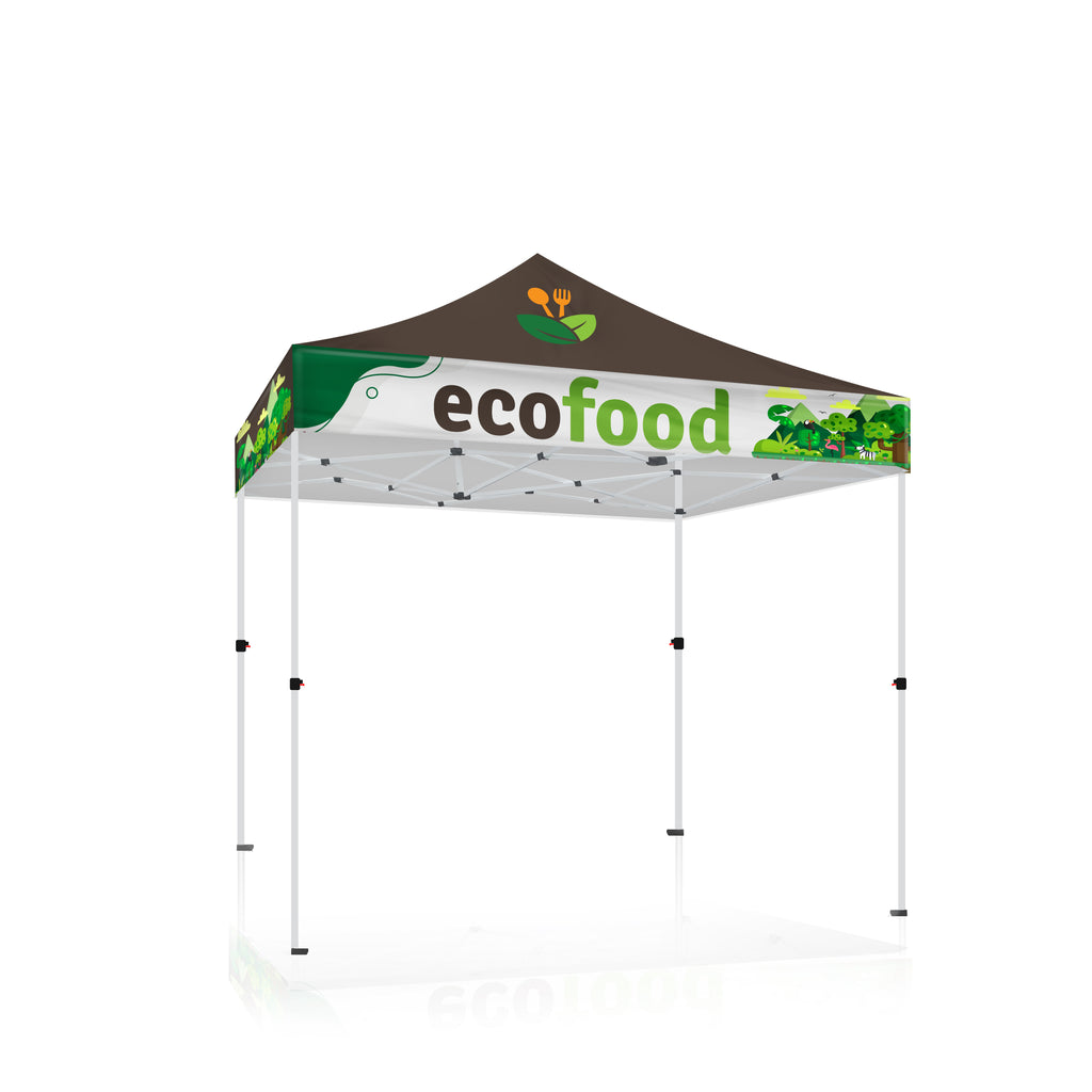 10x10 Standard Tent w/ Full Color Canopy