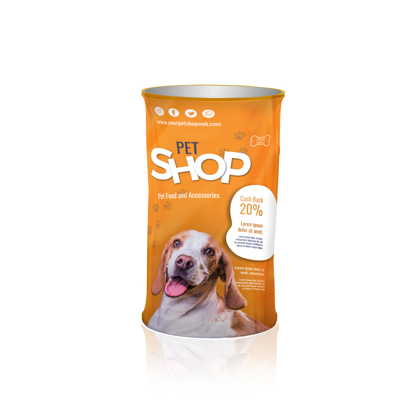 HassleFree™ Oval Counter Display