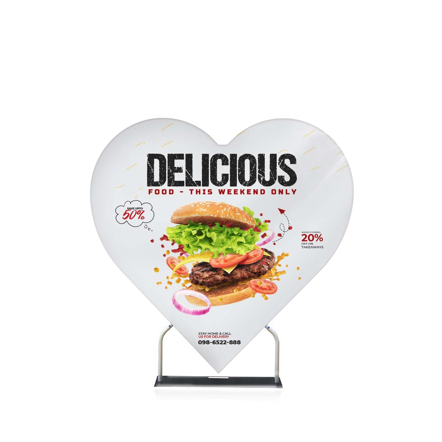 HEART SHAPED DISPLAY