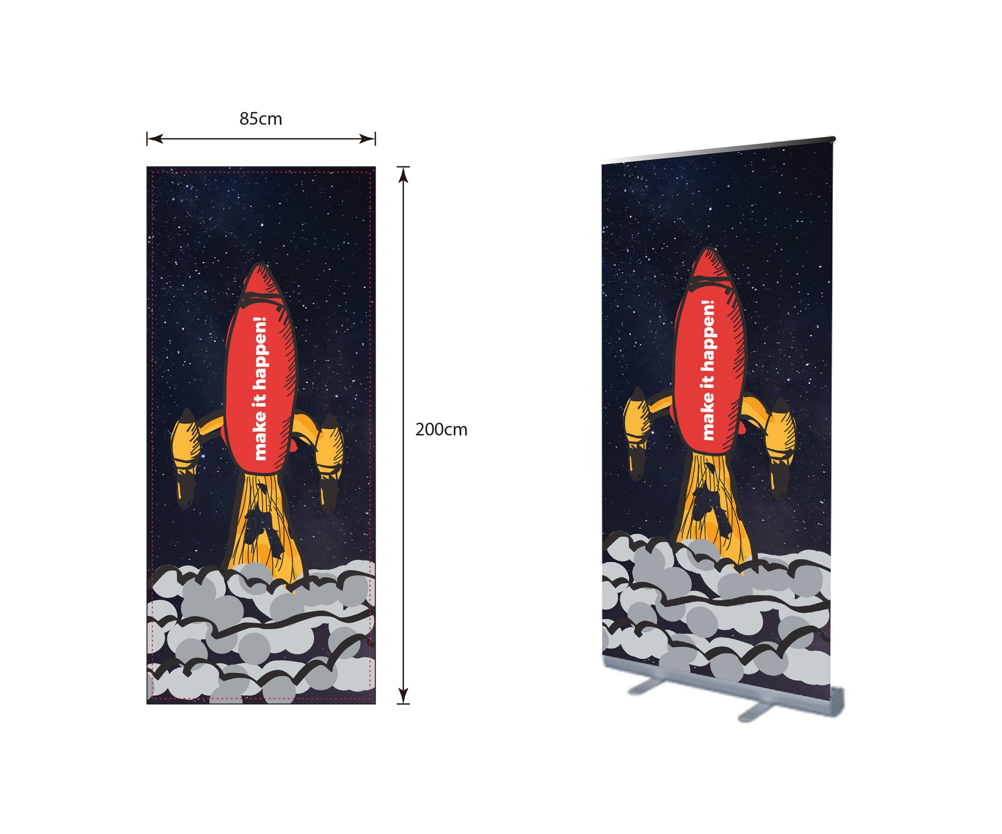 Quality Retractable(Roll Up) Banner Stand