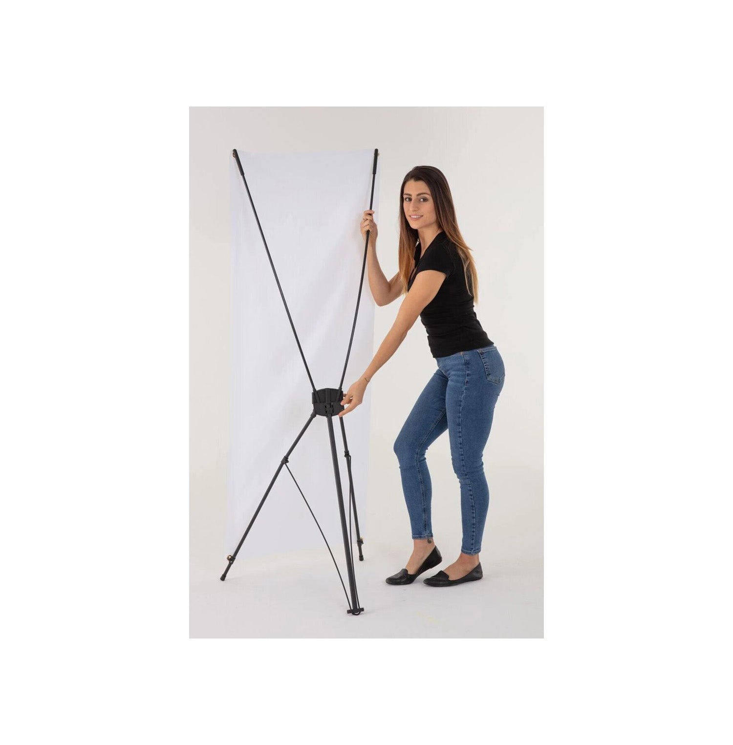 HASSLEFREE™ X BANNER STAND - SMALL