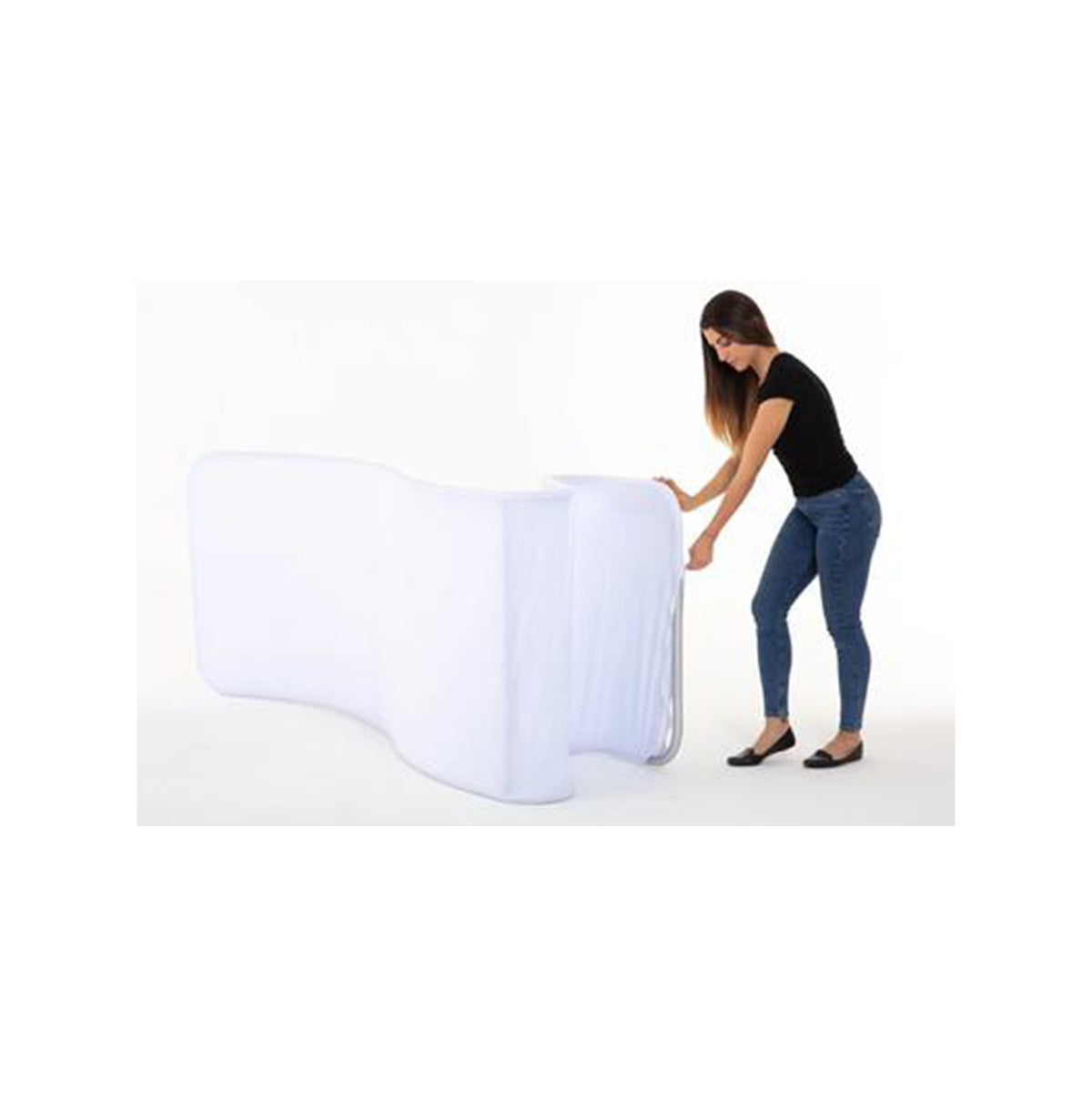 Cobra Shaped Tension Fabric Banner Stand