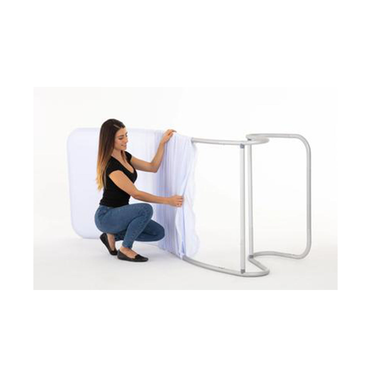 Cobra Shaped Tension Fabric Banner Stand
