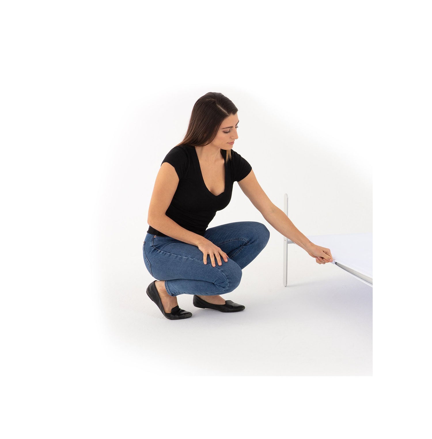 HassleFree™ 30"x80" Fabric Banner Stand w/ Double Sided Imprint