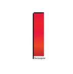 8’ Rectangular Feathered Flag Kit