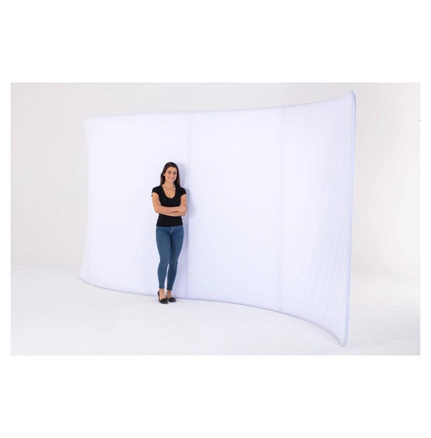 20' S-Shaped Tension Fabric Backdrop