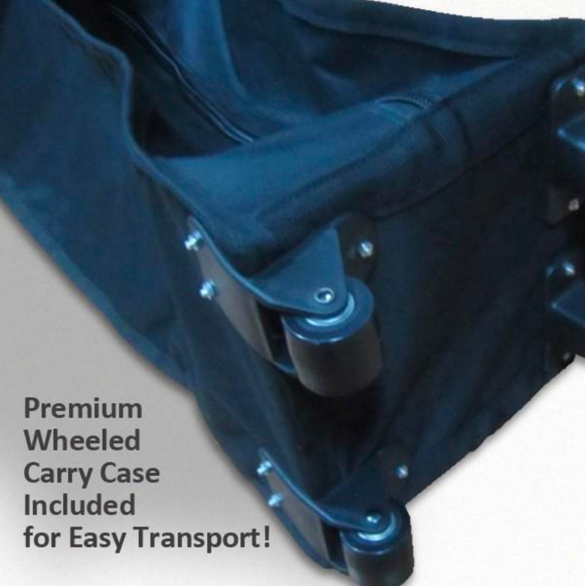 HassleFree™ 10x10 Premium Tent w/ Full Color Canopy, Back Wall, and Side Walls